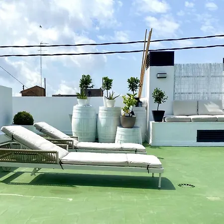 Estudio En Malvarrosa A Metros De La Playa, Con Terraza Y Zonas Comun Apartment *