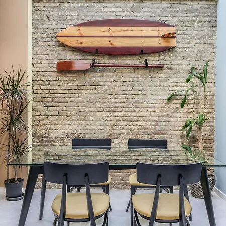 Estudio En Malvarrosa A Metros De La Playa, Con Terraza Y Zonas Comun Valencia