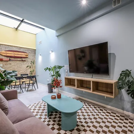 Apartment Estudio En Malvarrosa A Metros De La Playa, Con Terraza Y Zonas Comun *